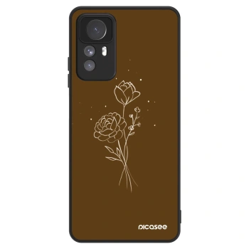 Θήκη για Xiaomi Redmi Note 12S - Brown flowers