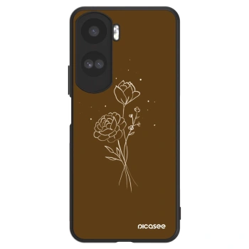 Θήκη για Honor 90 Lite 5G - Brown flowers