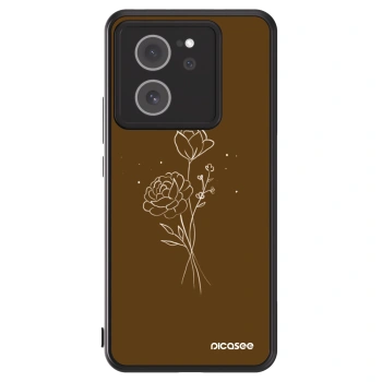 Picasee ULTIMATE CASE για Xiaomi 13T - Brown flowers