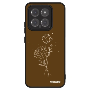 Picasee ULTIMATE CASE για Xiaomi 14 - Brown flowers