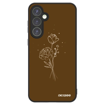 Picasee ULTIMATE CASE PowerShare για Samsung Galaxy S23 FE S711B - Brown flowers