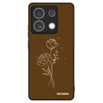 Picasee ULTIMATE CASE για Xiaomi Redmi Note 13 Pro 5G - Brown flowers