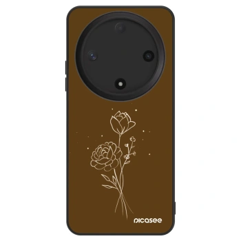Θήκη για Honor Magic6 Lite 5G - Brown flowers