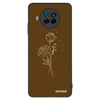Θήκη για Xiaomi Mi 10T Lite - Brown flowers