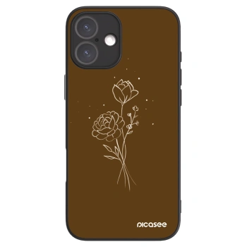 Picasee ULTIMATE CASE για Apple iPhone 16 Plus - Brown flowers