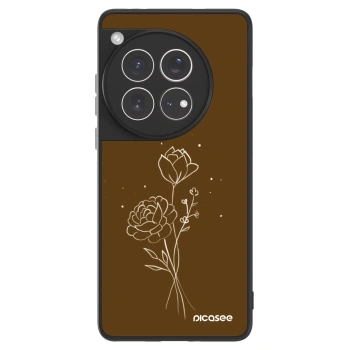 Picasee ULTIMATE CASE για OnePlus 12 5G - Brown flowers