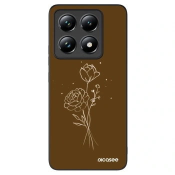 Picasee ULTIMATE CASE για Xiaomi 14T Pro - Brown flowers