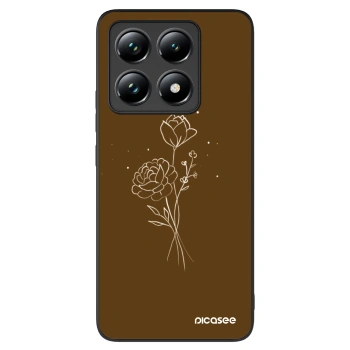Picasee ULTIMATE CASE για Xiaomi 14T - Brown flowers