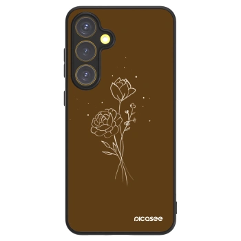Picasee ULTIMATE CASE για Samsung Galaxy S24 FE S721B - Brown flowers