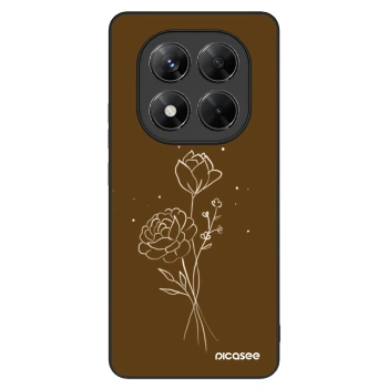 Picasee ULTIMATE CASE για Xiaomi Redmi Note 14 Pro 5G - Brown flowers