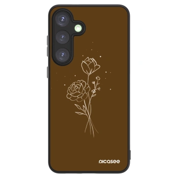 Picasee ULTIMATE CASE PowerShare για Samsung Galaxy S25+ 5G - Brown flowers
