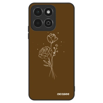 Θήκη για Honor 200 Smart 5G - Brown flowers