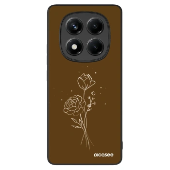 Picasee ULTIMATE CASE για Xiaomi Redmi Note 14 Pro 4G - Brown flowers