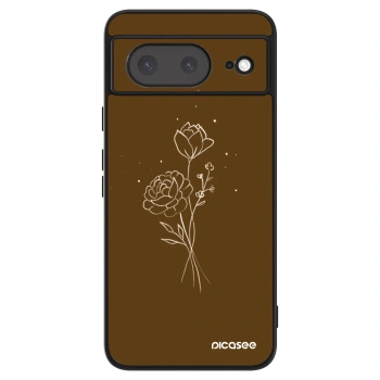 Θήκη για Google Pixel 8a - Brown flowers
