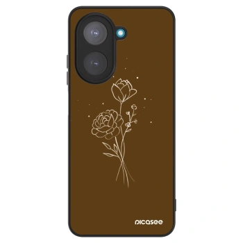 Θήκη για Xiaomi Redmi A5 - Brown flowers