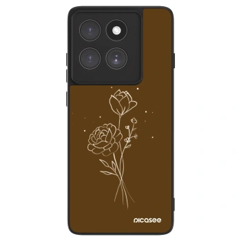 Θήκη για Motorola Edge 60 Pro - Brown flowers