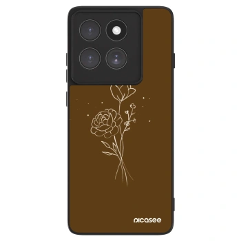 Θήκη για Motorola Edge 60 5G - Brown flowers