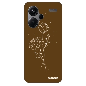 Θήκη για Xiaomi Redmi Note 13 Pro+ 5G - Brown flowers