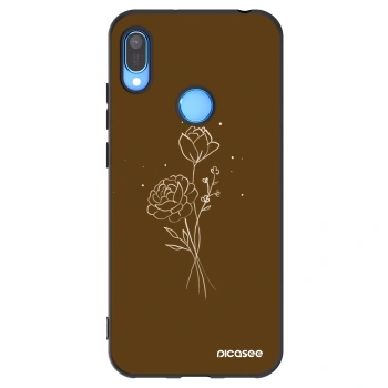 Θήκη για Huawei Y6 2019 - Brown flowers