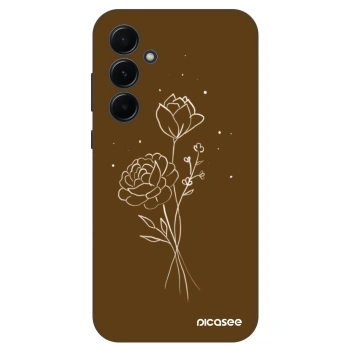 Θήκη για Samsung Galaxy A55 5G A556B - Brown flowers