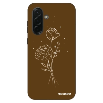 Θήκη για Samsung Galaxy A36 5G - Brown flowers