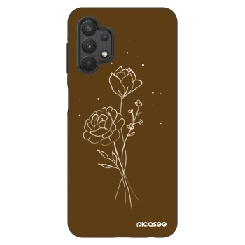 Θήκη για Samsung Galaxy A32 5G A326B - Brown flowers