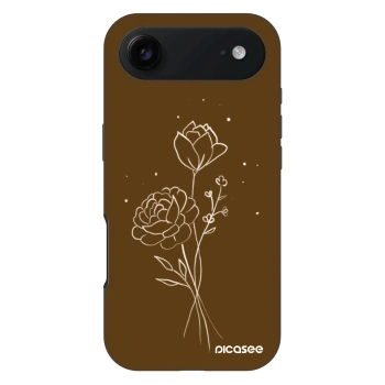 Θήκη για Apple iPhone Air - Brown flowers