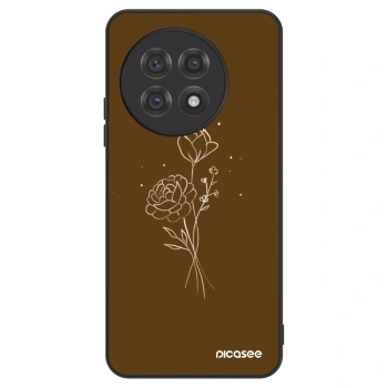 Θήκη για OnePlus 13R 5G - Brown flowers