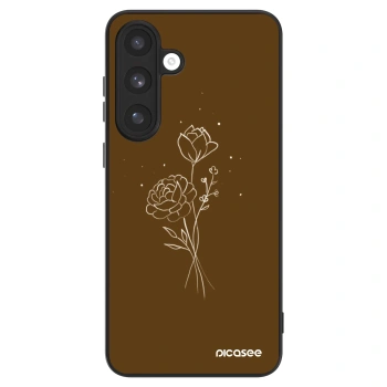 Picasee ULTIMATE CASE PowerShare για Samsung Galaxy S25 FE 5G - Brown flowers