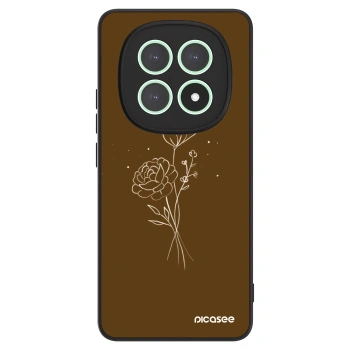 Θήκη για Xiaomi Redmi Note 15 - Brown flowers