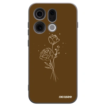 Θήκη για OPPO Find X9 - Brown flowers