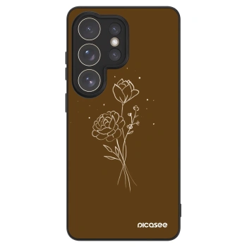 Θήκη για Samsung Galaxy S26 Ultra - Brown flowers