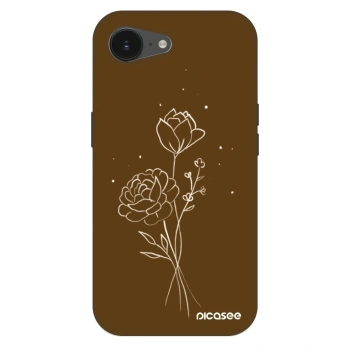 Θήκη για Apple iPhone 17e - Brown flowers