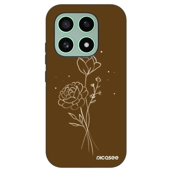 Θήκη για Xiaomi 17 - Brown flowers
