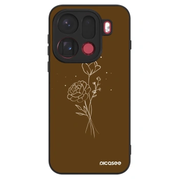 Θήκη για OPPO Find X9 Pro - Brown flowers