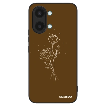 Θήκη για Xiaomi Poco X8 Pro Max - Brown flowers