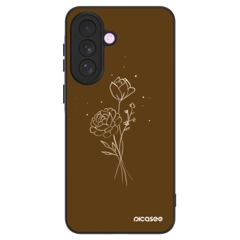 Θήκη για Samsung Galaxy A57 5G - Brown flowers