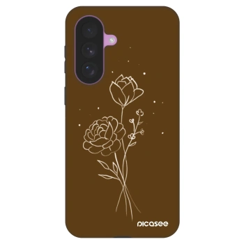Picasee Fashion Case για Samsung Galaxy A57 5G - Brown flowers