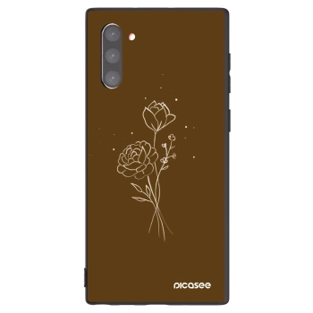 Θήκη για Samsung Galaxy Note 10 N970F - Brown flowers