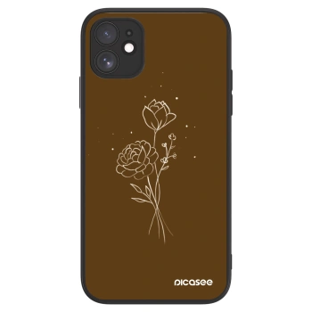 Picasee ULTIMATE CASE για Apple iPhone 11 - Brown flowers