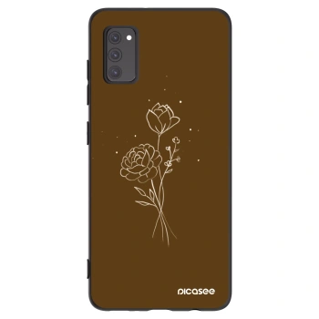 Θήκη για Samsung Galaxy A41 A415F - Brown flowers