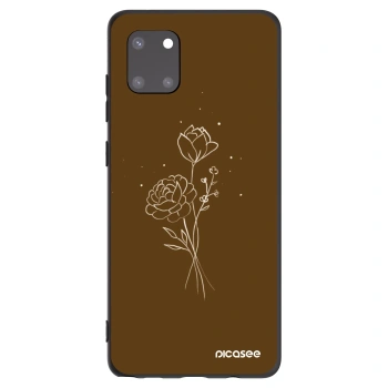 Θήκη για Samsung Galaxy Note 10 Lite N770F - Brown flowers