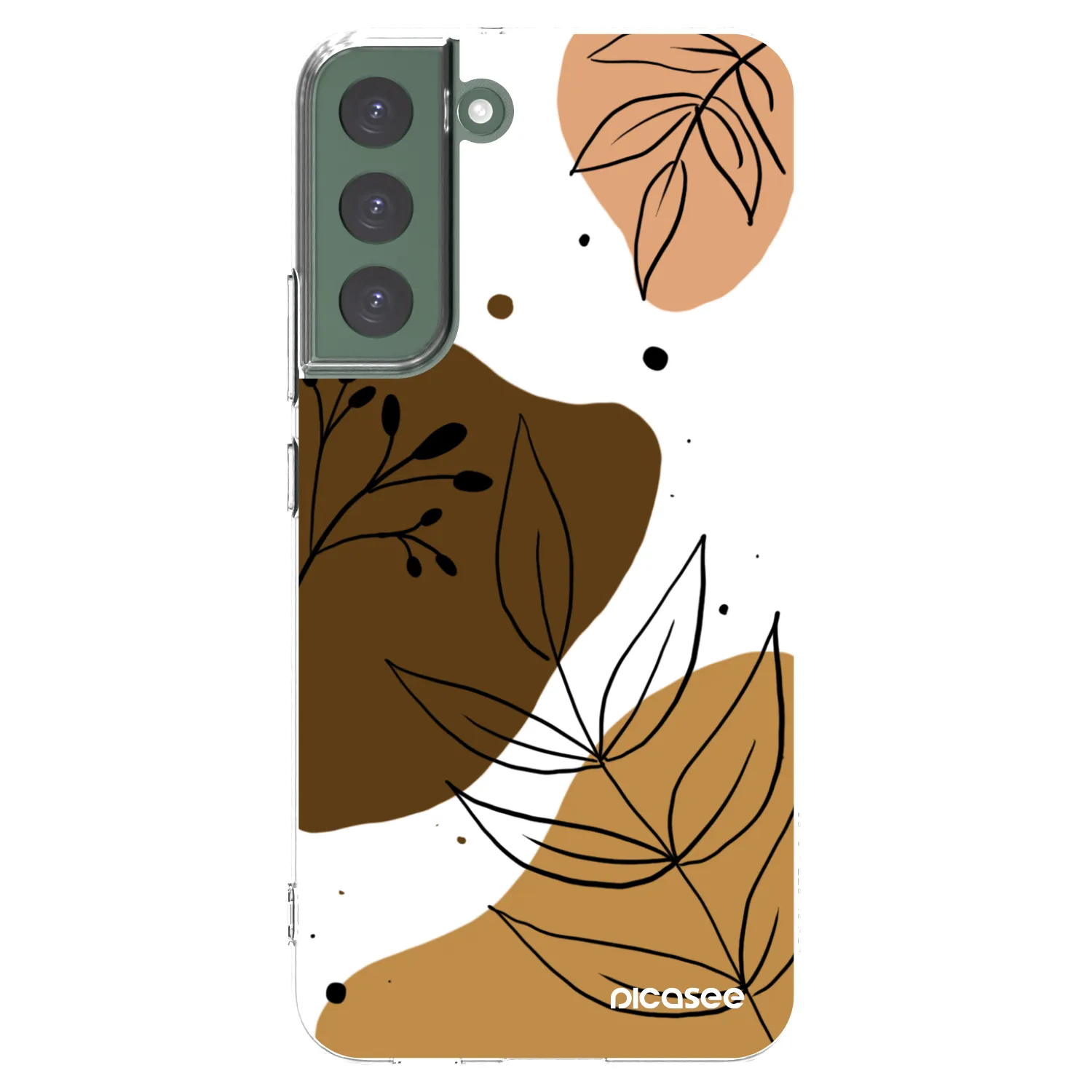 Picasee διαφανής θήκη σιλικόνης Samsung Galaxy S22+ 5G - Boho style