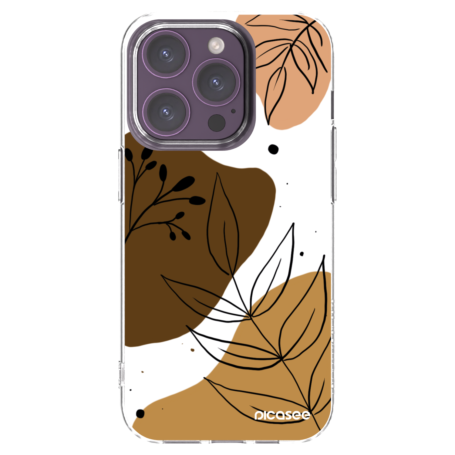 Picasee διαφανής θήκη σιλικόνης Apple iPhone 14 Pro - Boho style