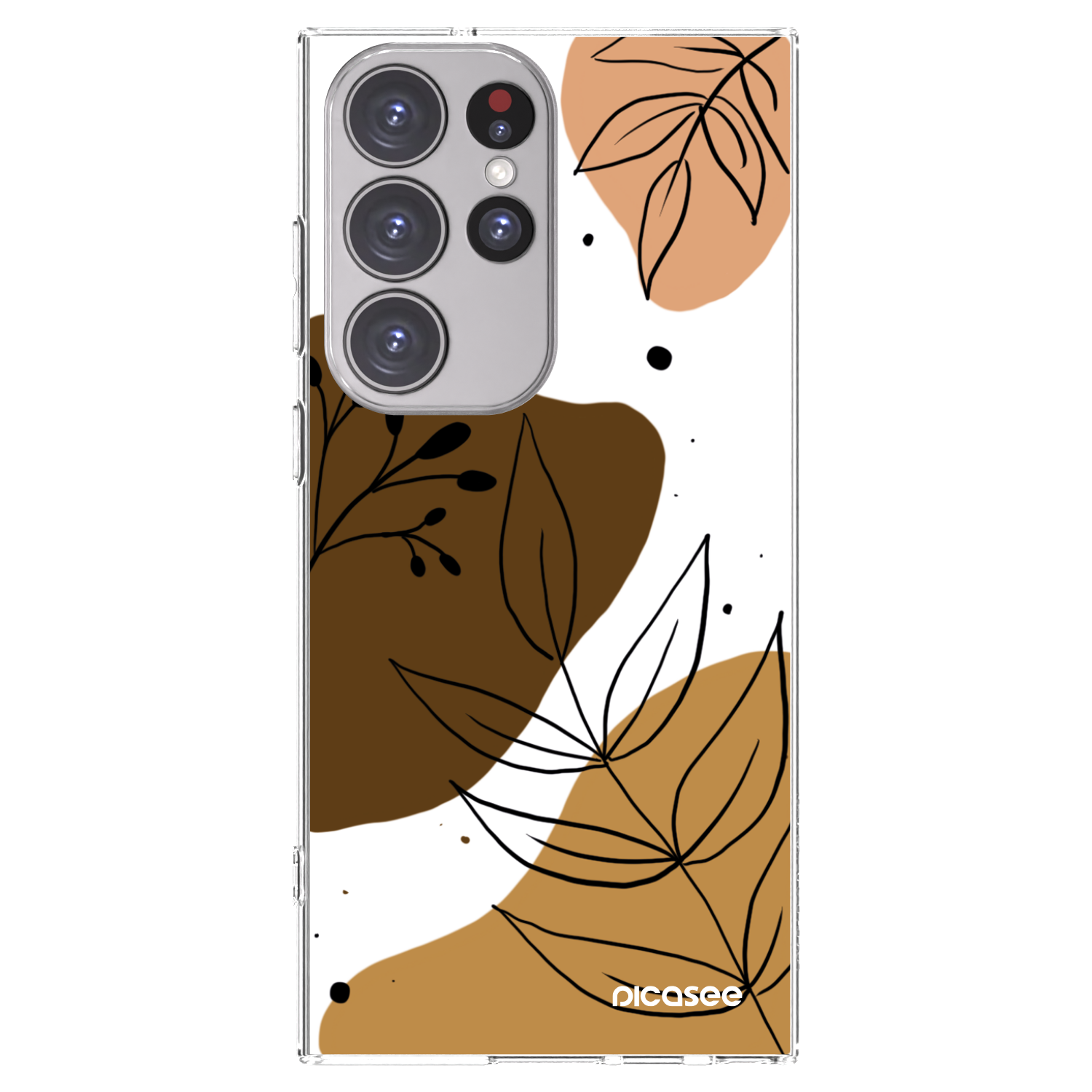 Picasee διαφανής θήκη σιλικόνης Samsung Galaxy S23 Ultra 5G - Boho style