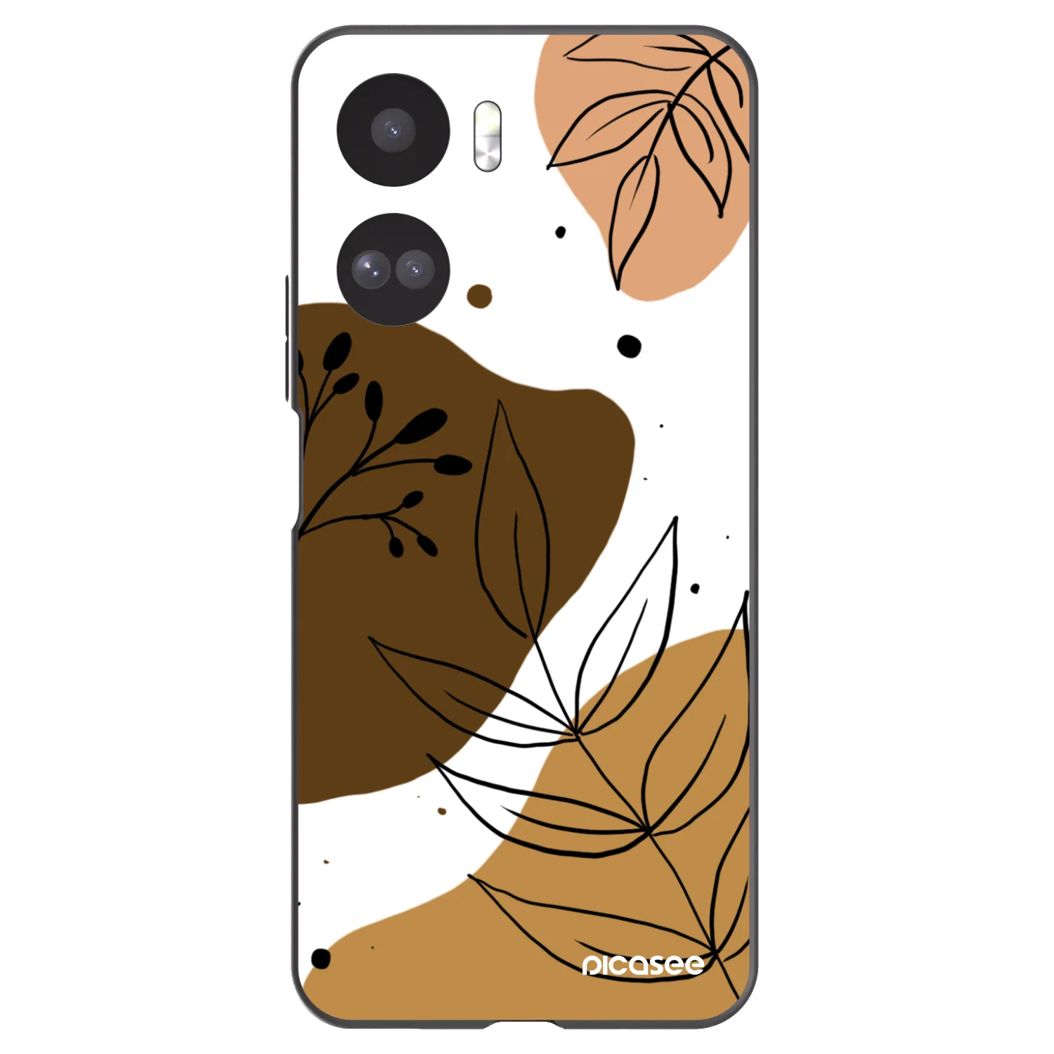 Picasee Μαύρη θήκη σιλικόνης για Honor 90 Lite 5G - Boho style