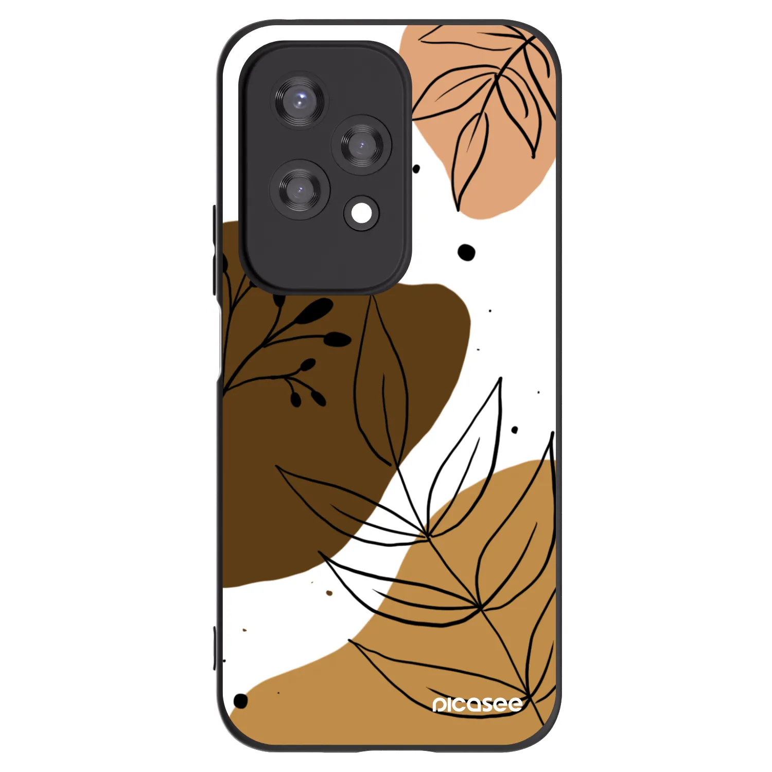 Picasee Μαύρη θήκη σιλικόνης για Honor 200 Lite - Boho style
