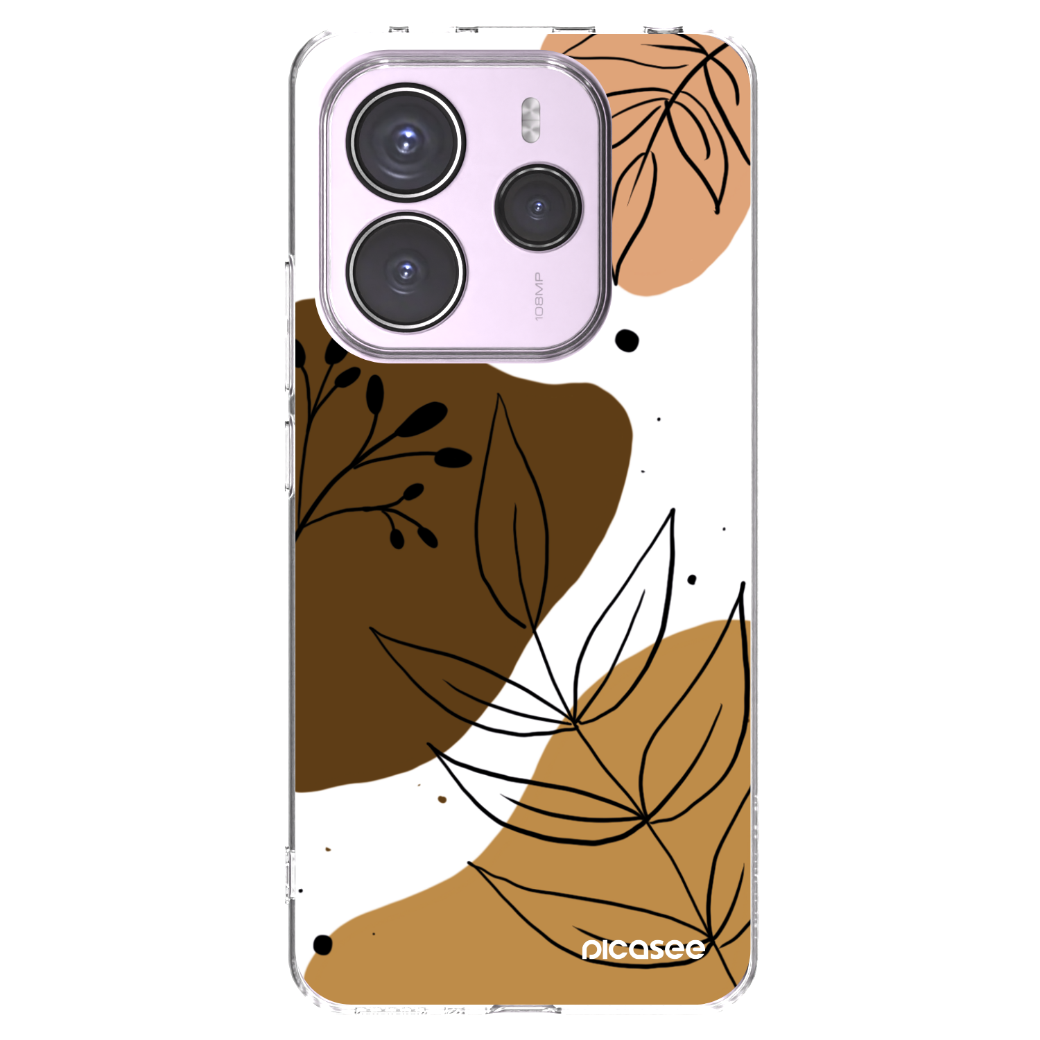 Picasee διαφανής θήκη σιλικόνης Xiaomi Redmi Note 14 5G - Boho style