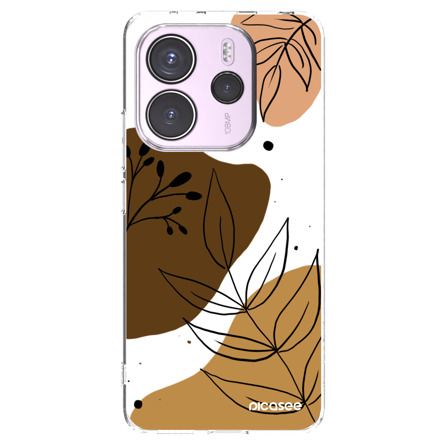 Picasee διαφανής θήκη σιλικόνης Xiaomi Redmi Note 14 4G - Boho style