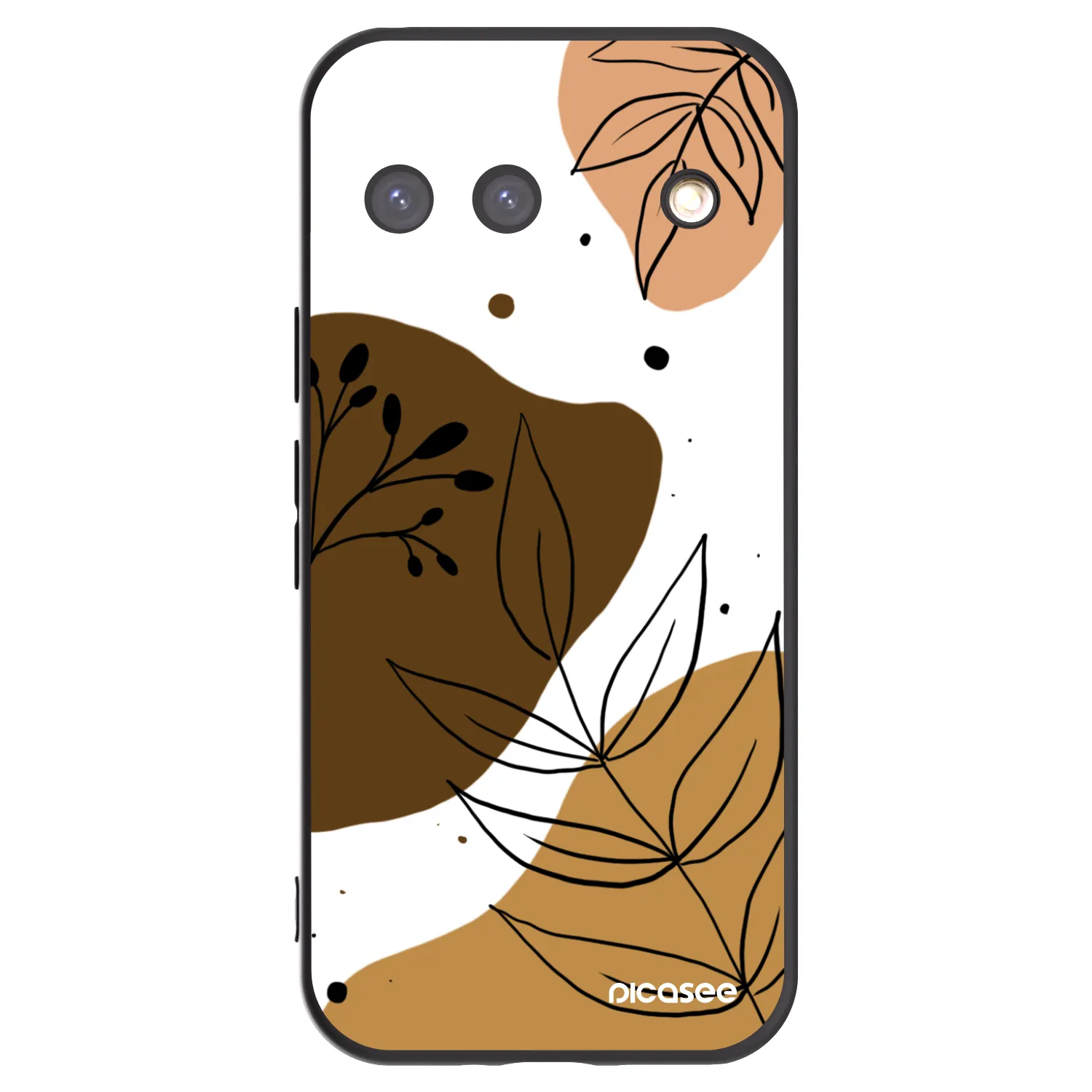 Picasee Μαύρη θήκη σιλικόνης για Google Pixel 9 - Boho style